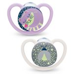 NUK Space Night soother, 0-6m