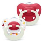 NUK Signature Night Soother, pink