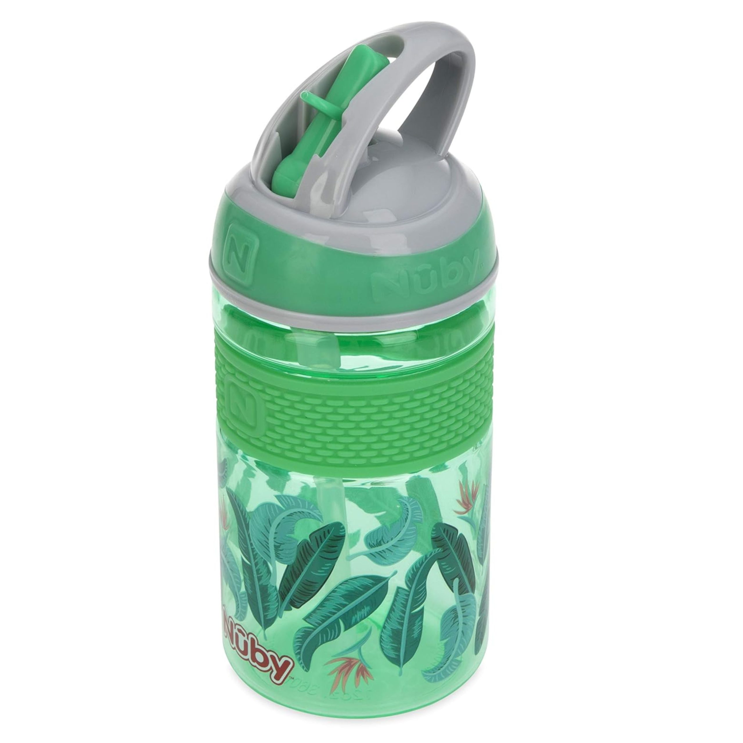 Nuby Thirsty Kids Freestyle Hard Straw Water Bottle