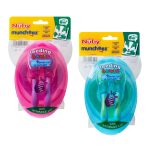 Nuby Bowls with Lid & Cutlery BPA Free