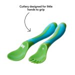 Nuby Bowls with Lid & Cutlery BPA Free