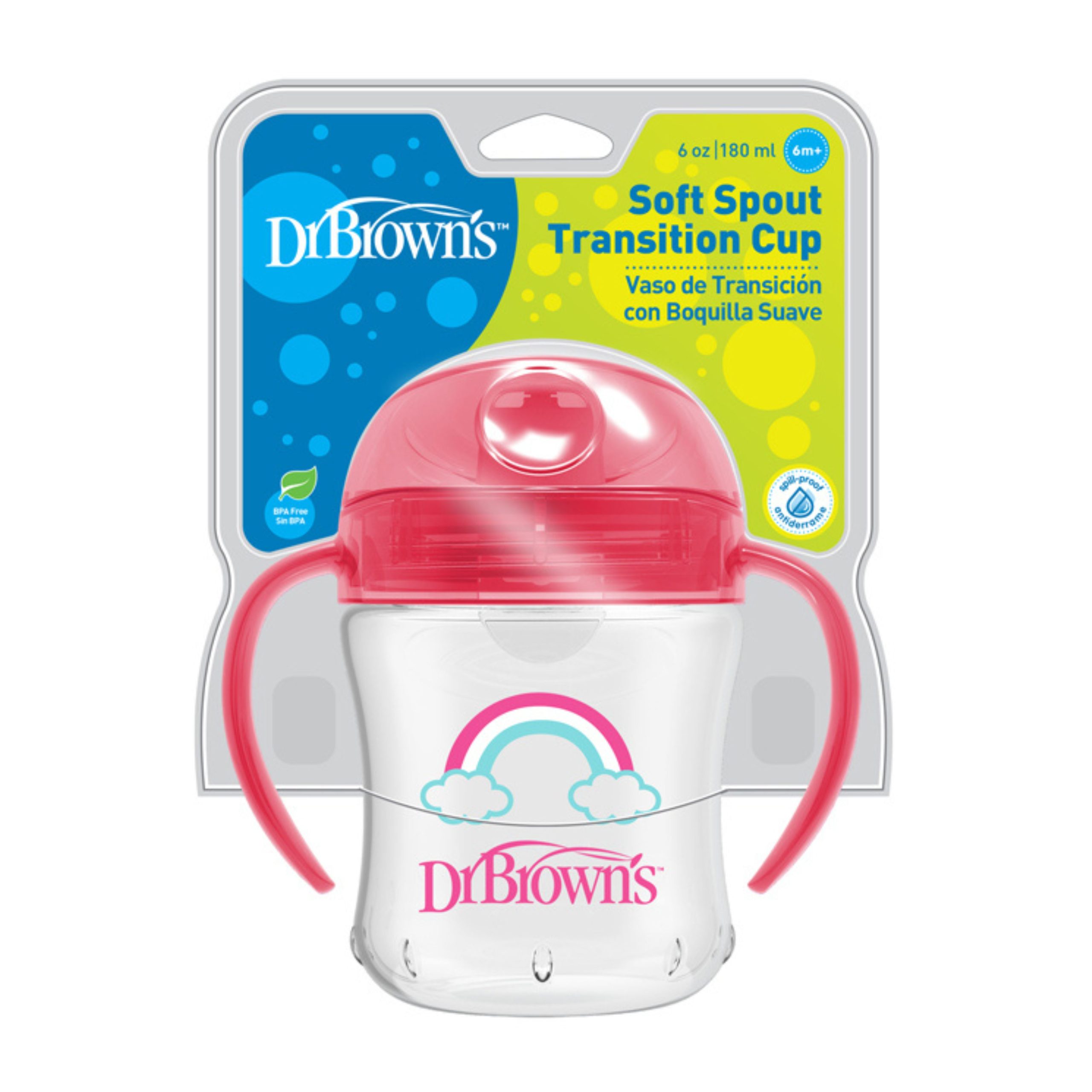 Dr Brown's Soft-Spout Transition Cup  Deco 180ml