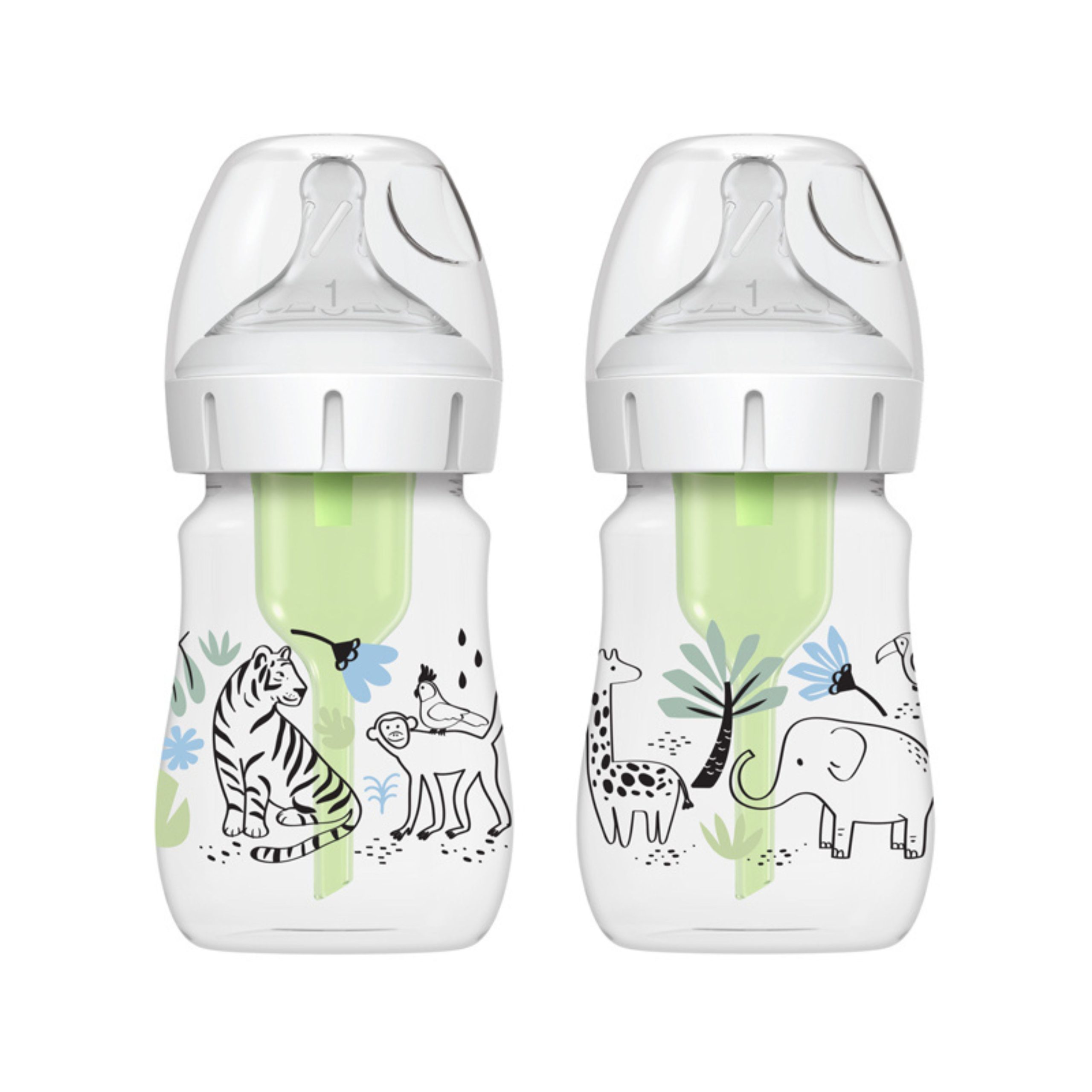 Dr Brown's Options+ Wide Neck Prints Bottle 150ml 2Pk