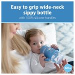 Dr Brown’s Milestones Sippy Spout Bottle with Silicone Handles 270ml (1)