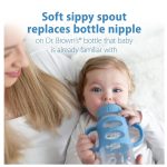 Dr Brown’s Milestones Sippy Spout Bottle with Silicone Handles 270ml (1)