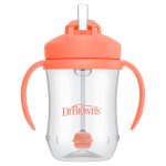 Dr Brown’s Straw Cup 270ml, pink
