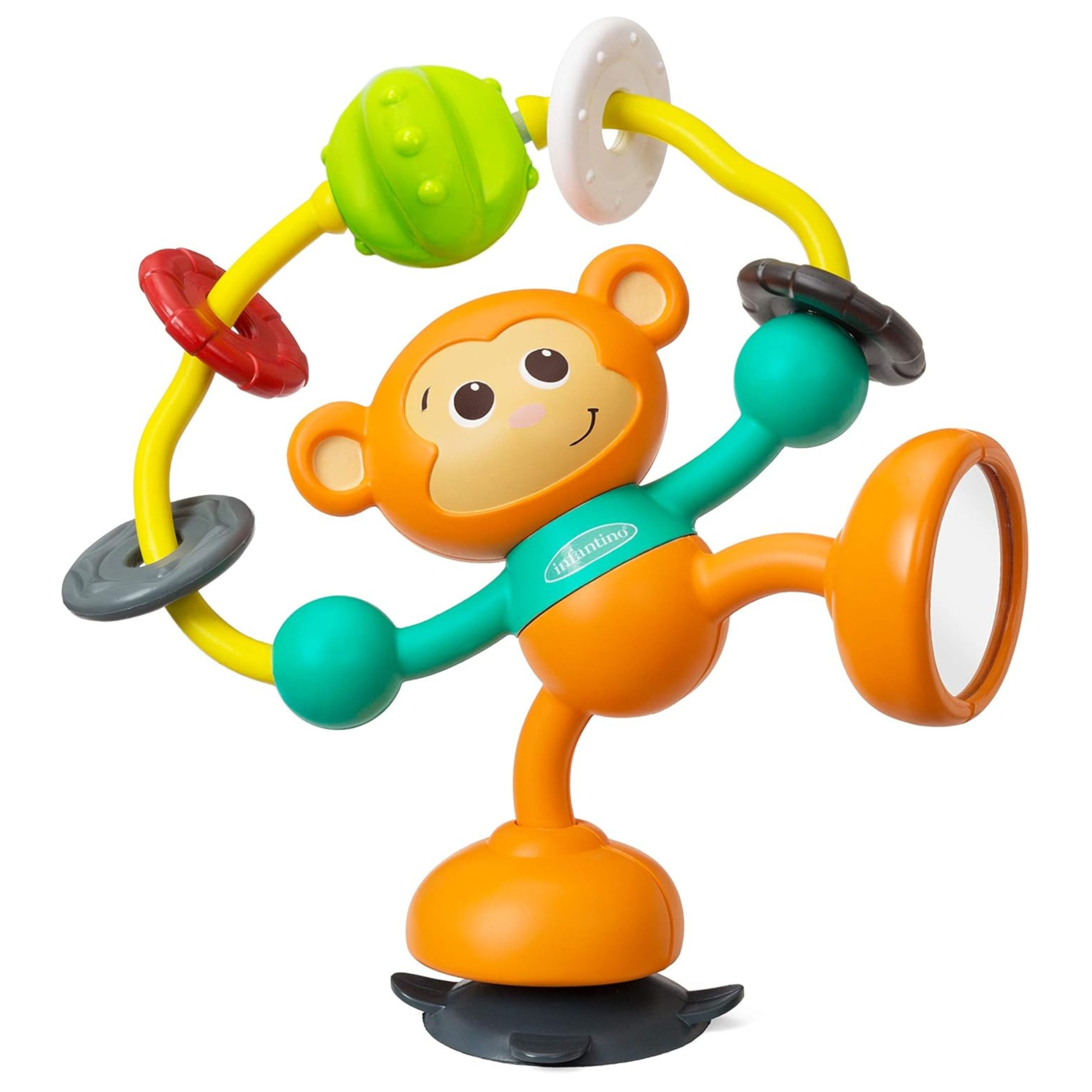 Infantino Stick & Spin High Chair Pal, monkey