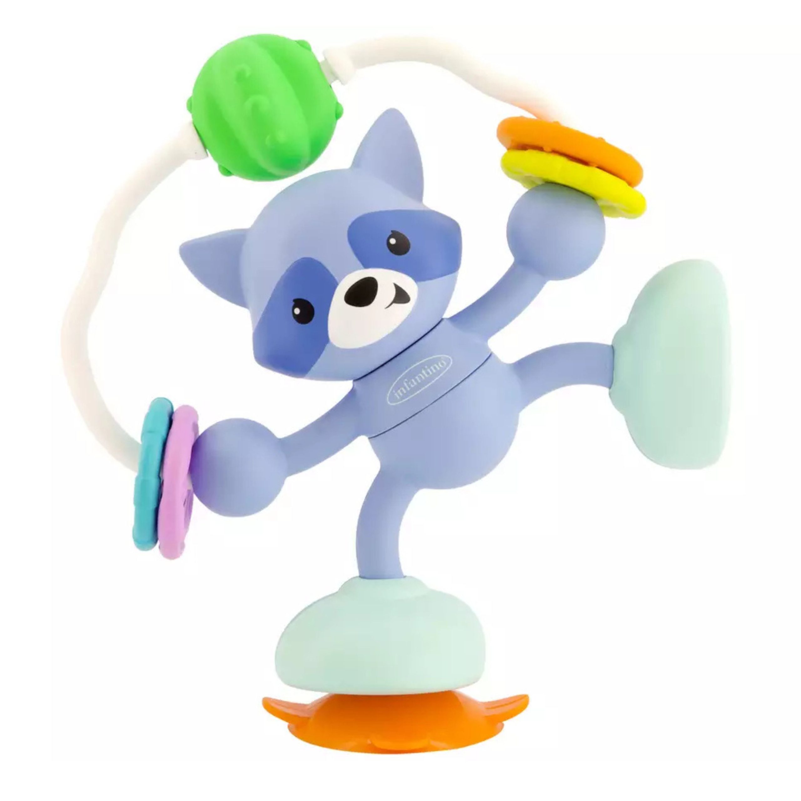 Infantino Stick & Spin High Chair Pal, racoon