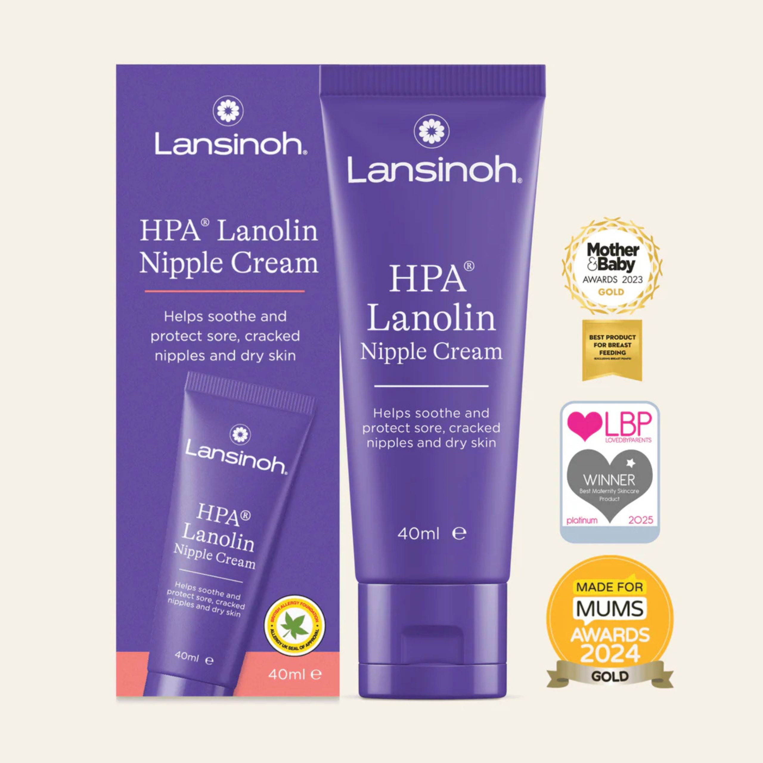 Lansinoh HPA Lanolin Nipple Cream, 40ml